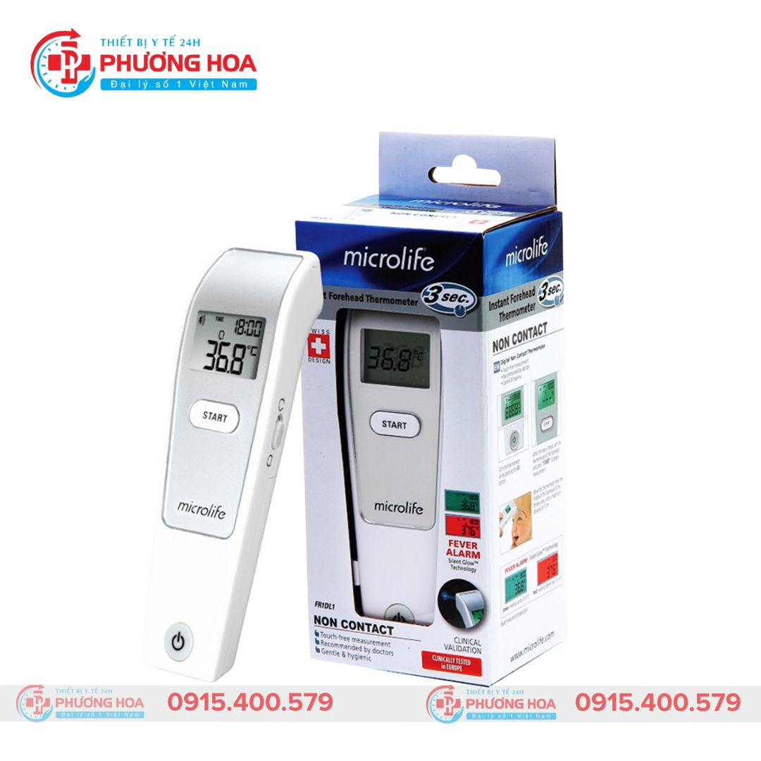 Nhiệt kế hồng ngoại đo trán Microlife FR1MF1